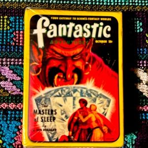 Fantastic Adventure playing cards. Masters of Sleep by L. Ron Hubbard. Vintage